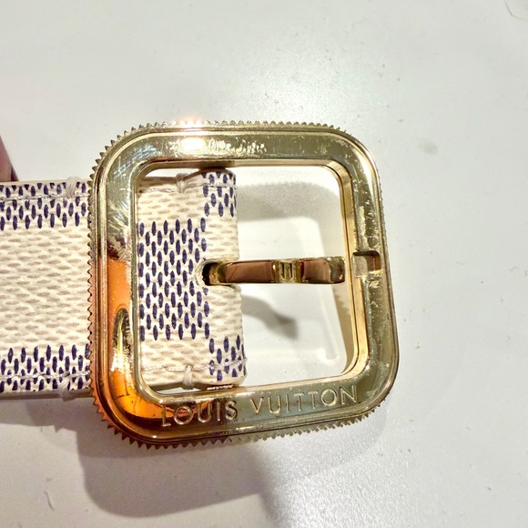 Louis Vuitton Damier Azur belt 85/34 main image 7